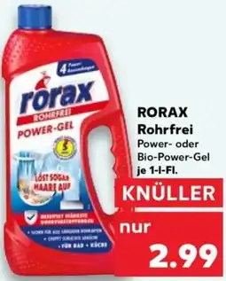 Kaufland RORAX Rohrfrei Angebot