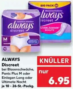 Kaufland ALWAYS Discreet Angebot