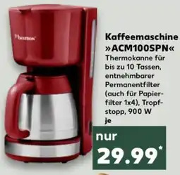 Kaufland Bestron Kaffeemaschine ACM100SPN Angebot