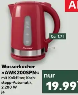 Kaufland Bestron Wasserkocher AWK200SPN Angebot