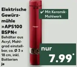 Kaufland Bestron Elektrische Gewürzmühle APS100 BSPN Angebot