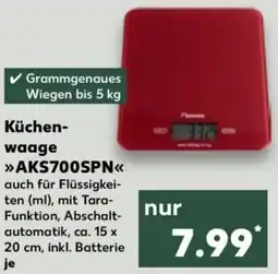 Kaufland Bestron Küchenwaage AKS700SPN Angebot