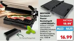Kaufland BESTRON Sandwich-/ Panini Kontaktgrill APM700SAT Angebot