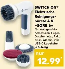 Kaufland SWITCH ON Elektrische Reinigungsbürste 4 V SORB 6 Angebot