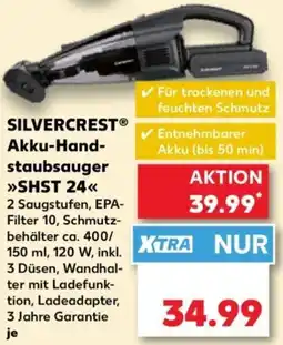 Kaufland SILVERCREST Akku-Handstaubsauger SHST 24 Angebot