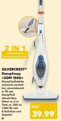 Kaufland SILVERCREST Dampfmop SDM 1500 Angebot