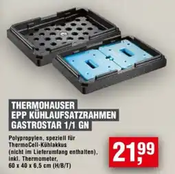 Handelshof THERMOHAUSER EPP KÜHLAUFSATZRAHMEN GASTROSTAR 1/1 GN Angebot