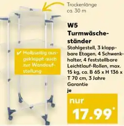 Kaufland W5 Turmwäscheständer Angebot