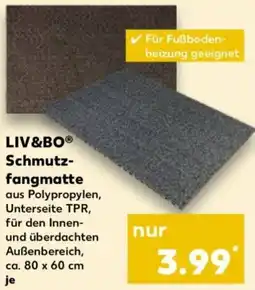 Kaufland LIV&BO Schmutzfangmatte Angebot