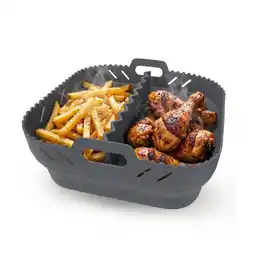 Netto Marken-Discount GOURMETmaxx Silikonform 21x21x8cm anthrazit Angebot