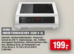 Handelshof HENDI INDUKTIONSKOCHER 3500 D XL Angebot
