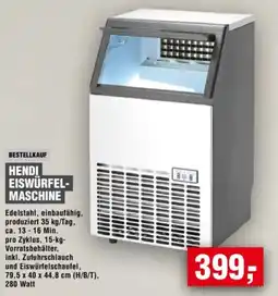 Handelshof HENDI EISWÜRFEL- MASCHINE Angebot