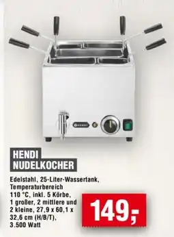 Handelshof HENDI NUDELKOCHER Angebot
