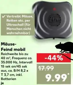 Kaufland GARDIGO Mäuse Feind mobil Angebot