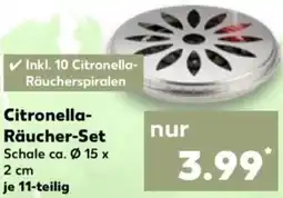Kaufland GARDIGO Citronella Räucher-Set Angebot