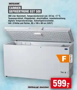 Handelshof CARRIER GEFRIERTRUHE EGT 500 Angebot