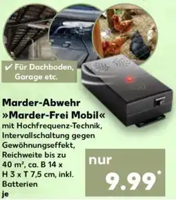 Kaufland GARDIGO Marder-Abwehr Marder-Frei Mobil Angebot
