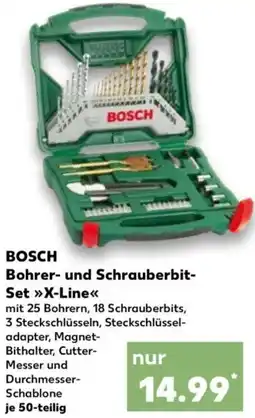 Kaufland BOSCH Bohrer- und Schrauberbit Set X-Line Angebot