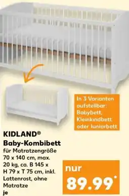 Kaufland KIDLAND Baby-Kombibett Angebot