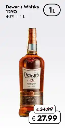 Travel Free Dewar's Whisky 12YO Angebot