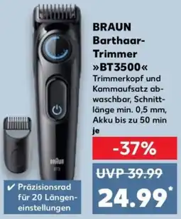 Kaufland BRAUN Barthaar Trimmer BT3500 Angebot