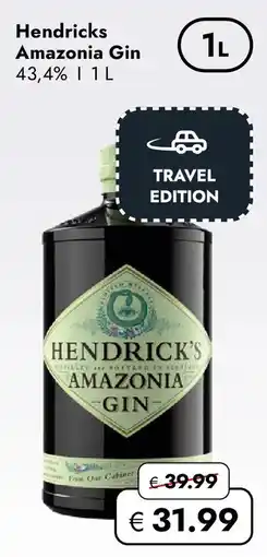 Travel Free Hendricks Amazonia Gin Angebot