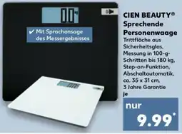 Kaufland CIEN BEAUTY Sprechende Personenwaage Angebot