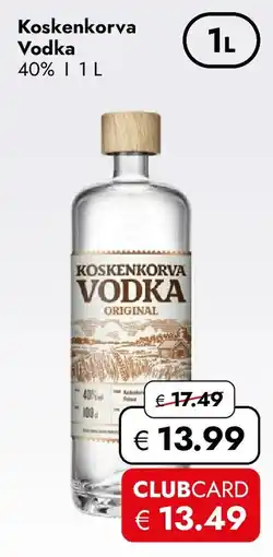 Travel Free Koskenkorva Vodka Angebot