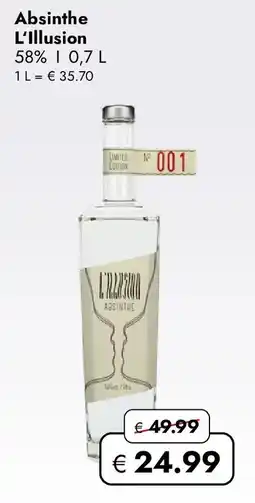 Travel Free Absinthe L'Illusion Angebot