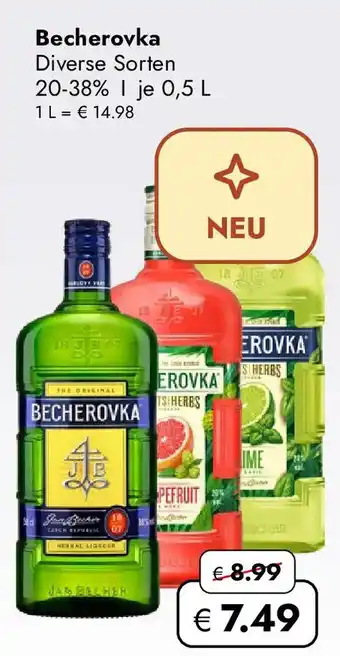 Travel Free Becherovka Angebot