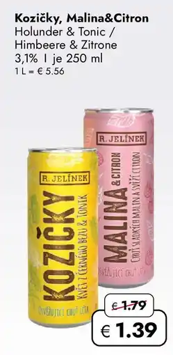 Travel Free Kozičky, Malina&Citron Holunder & Tonic / Himbeere & Zitrone Angebot