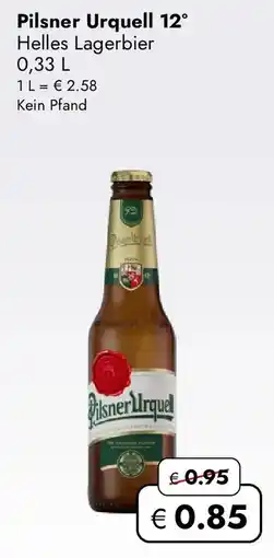Travel Free Pilsner Urquell 12° Helles Lagerbier Angebot
