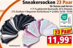 Norma Ronley/ElleNor Sneakersocken 23 Paar Angebot