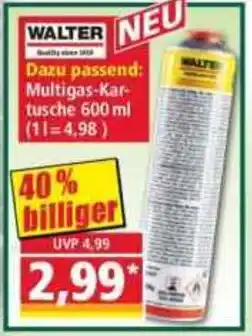 Norma WALTER Multigas Kartusche Angebot