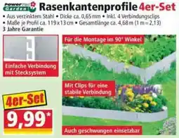 Norma Powertec Garden Rasenkantenprofile 4er-Set Angebot