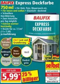 Norma BAUFIX Express Deckfarbe Angebot
