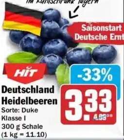 HIT Deutschland Heidelbeeren Angebot