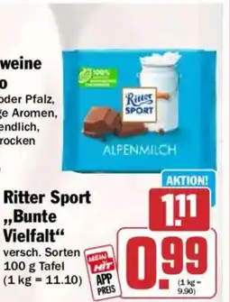 HIT Ritter Sport „Bunte Vielfalt" Angebot