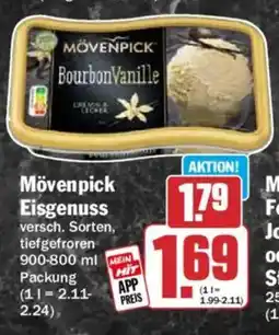 HIT Mövenpick Eisgenuss Angebot
