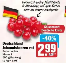 HIT Deutschland Johannisbeeren rot Angebot