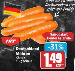 HIT Deutschland Möhren Angebot