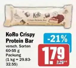 HIT KoRo Crispy Protein Bar Angebot