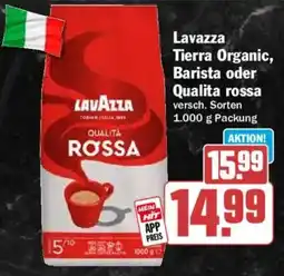 HIT Lavazza Tierra Organic, Barista oder Qualita rossa Angebot