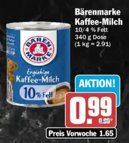 HIT Bärenmarke Kaffee-Milch Angebot