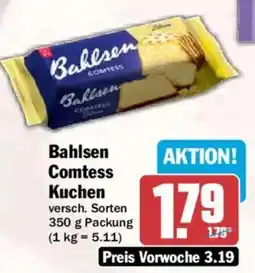 HIT Bahlsen Comtess Kuchen Angebot