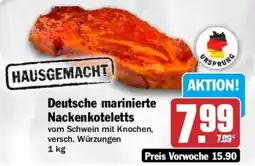 HIT Deutsche marinierte Nackenkoteletts Angebot