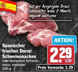 HIT Spanischer frischer Duroc Schweinenacken Angebot