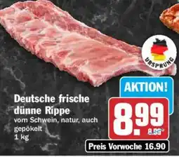 HIT Deutsche frische dünne Rippe Angebot