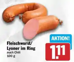 HIT Fleischwurst/ Lyoner im Ring Angebot