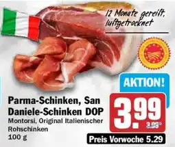 HIT Parma-Schinken, San Daniele-Schinken DOP Angebot